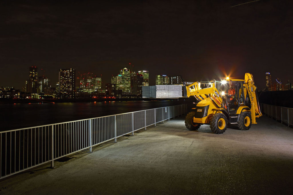 JCB City skyline hero shot