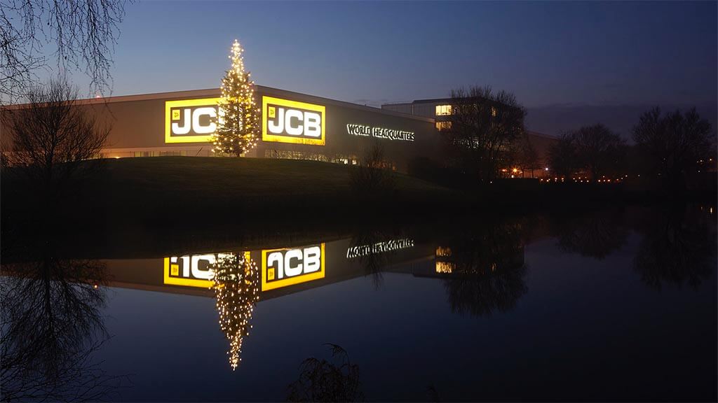 JCB Christmas card